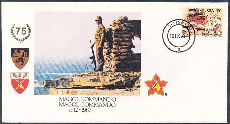 RSA   -  SA  ARMY   COVER   no 9   -   FINE ITEM