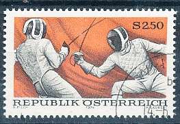AUSTRIA  1974 -   Sports - Fencing  -   FINE  USED