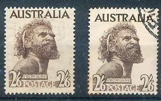 AUSTRALIA  1952 -    Definitive Issues  SET  -  MINT and USED