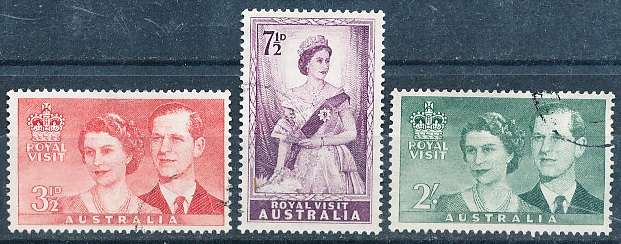 AUSTRALIA  1954 -   Royal Visit  -  FINE USED