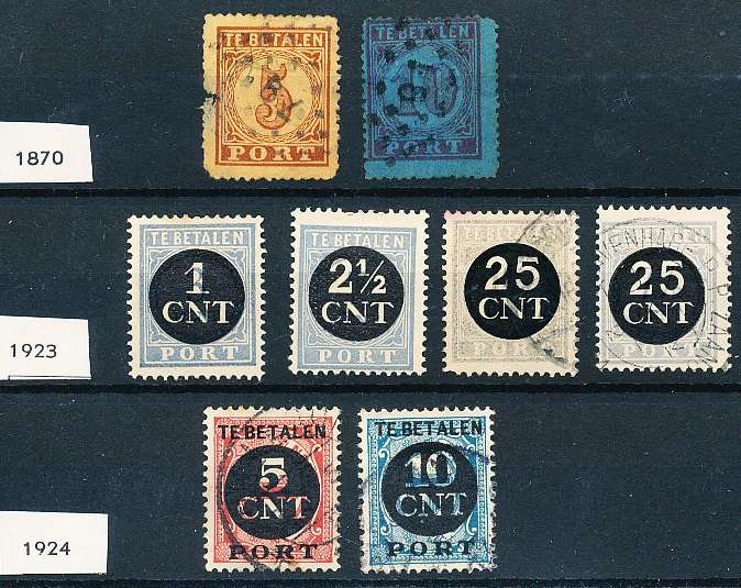 NETHERLANDS    -   POSTAGE DUES  -  FILL YOUR GAPS  CHEAPEST +/-  R1200+