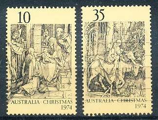 AUSTRALIA  1974 -   Christmas  SET -   FINE USED
