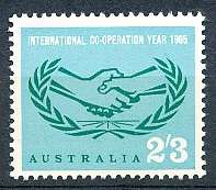 AUSTRALIA  1965 -    International Cooperation   -  MINT