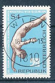 AUSTRIA  1974 -   Diving and Water Polo  -   FINE  USED