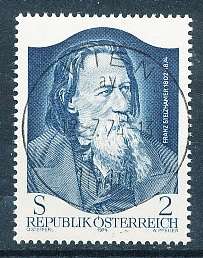 AUSTRIA  1974 -   Death of Franz Stelzhamer  -   FINE  USED