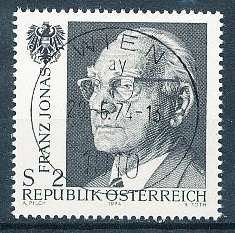 AUSTRIA  1974 -    President Dr. H.C. Franz Jonas  -   FINE  USED