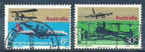 AUSTRALIA  1970 -    QANTAS Airways  SET  -  FINE USED