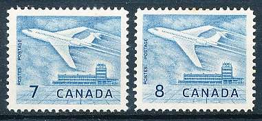 CANADA  1964  -   Ottawa Airport  SET  -  MINT