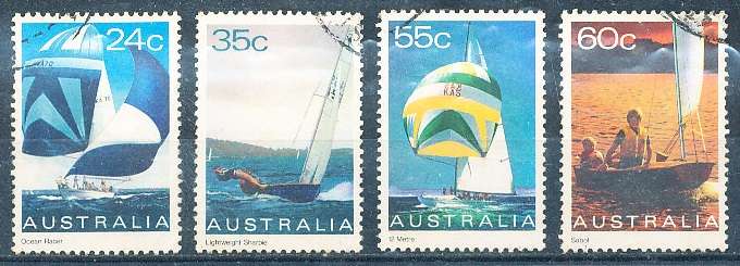 AUSTRALIA  1981 -   Sailing Sport  SET  -  FINE  USED