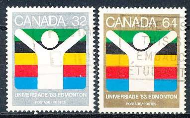 CANADA  1983  -     "Universiade 83"   FULL  SET -  FINE  USED