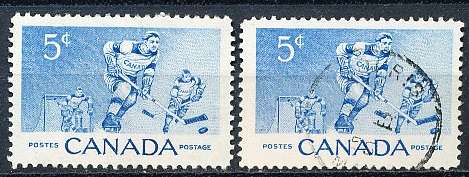 CANADA  1956  -  Ice-hockey Commemoration  -  MINT and  FINE USED