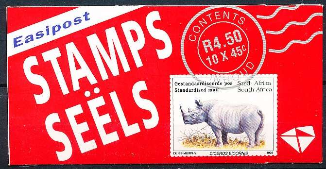 RSA  - 1993  -  RHINO   BOOKLET    - FINE MINT