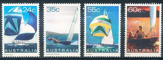 AUSTRALIA  1981 -   Sailing Sport  SET  -  FINE  MINT