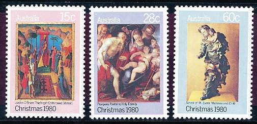 AUSTRALIA  1980 -   Christmas   SET -   FINE  MINT