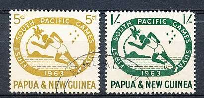 PAPUA NEW GUINEA 1963  -   South Pacific Games   FULL  SET    -  FINE USED
