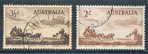 AUSTRALIA  1955 -   Postal Transportation  SET  -  FINE   USED