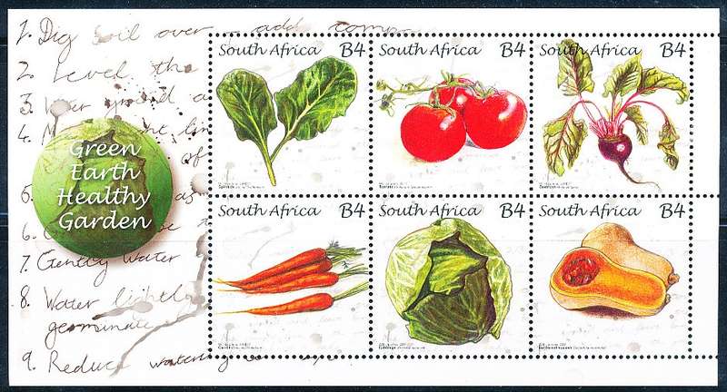 RSA  -  2011 -     Green Earth  SHEET  -  FINE MINT