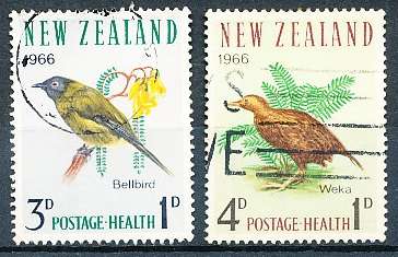 NEW ZEALAND   - 1966  Health Stamps  -  FINE   USED