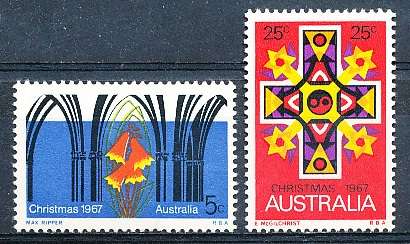AUSTRALIA  1967 -   Christmas   SET  -  MINT
