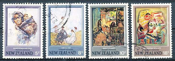 NEW ZEALAND   - 1973   Paintings by Frances Hodgkins   SET  -    FINE USED