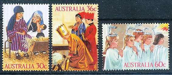 AUSTRALIA  1986 -   Christmas  SET  -   FINE  MINT