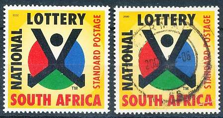 RSA -  2000  -  National Lottery   - FINE  MINT and USED