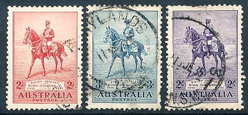 AUSTRALIA  1935 -   SILVER JUBILEE SET  FINE  USED