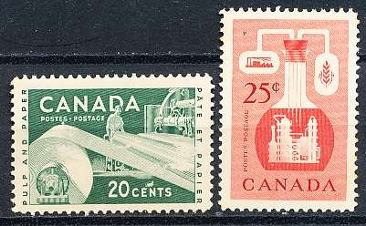 CANADA  1956  -   Industry  FULL SET   -  FINE  MINT