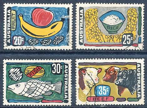 AUSTRALIA  1972 -  Australian Food Industry -  FINE USED