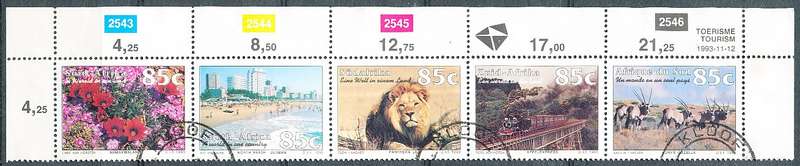 RSA -  1993  -  Tourism   C/BLOCK    -   FINE POSTALLY USED