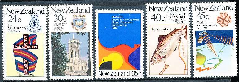NEW ZEALAND   - 1983  Commemorations   -   FINE MINT