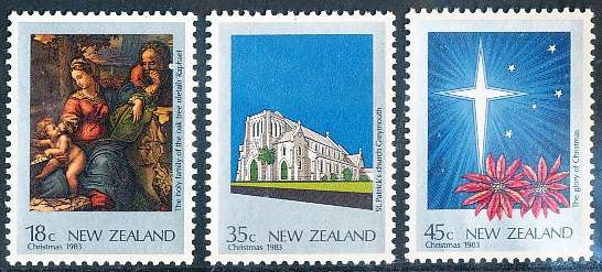 NEW ZEALAND   - 1983   Christmas   -   FINE MINT