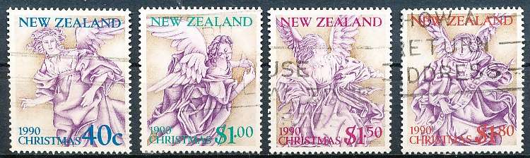 NEW ZEALAND   - 1990    Christmas   SET -     FINE USED