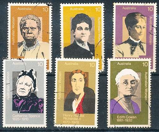 AUSTRALIA  1975 -  Famous Australian Women  SET -   FINE USED