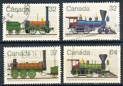 CANADA  1983  -   Railway Locomotives  FULL  SET -  FINE  USED