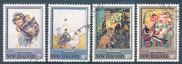 NEW ZEALAND   - 1973   Paintings by Frances Hodgkins   SET  -    FINE USED