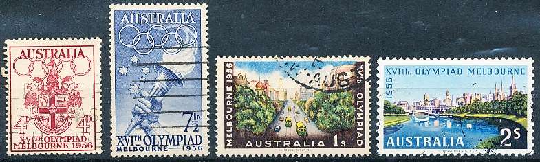 AUSTRALIA  1956 -   Olympic Games - Melbourne  FULL SET  -   FINE USED