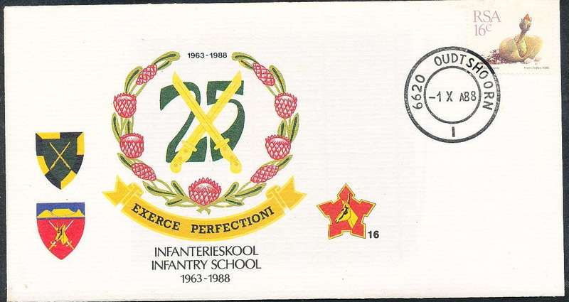 RSA   -  SA  ARMY   COVER   no 16  -   FINE ITEM