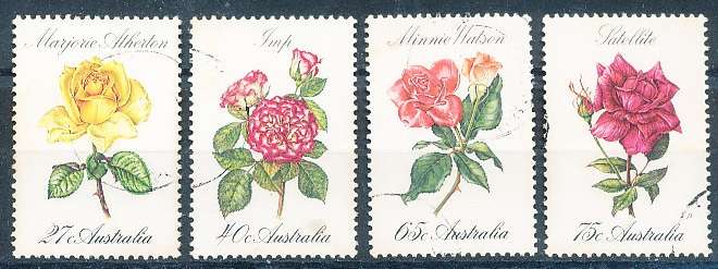 AUSTRALIA  1982 -  Roses  SET   -  FINE   USED