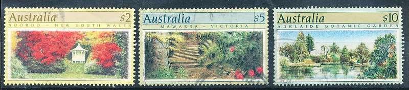 AUSTRALIA  1989 -   Botanic Gardens  SET  -   FINE  USED