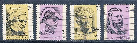 AUSTRALIA  1973 -   Famous Australians SET   -   FINE USED