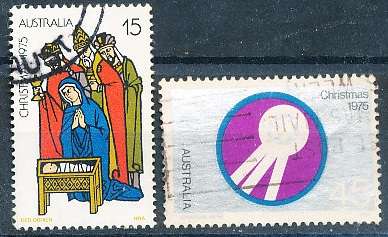 AUSTRALIA  1975 -   Christmas  SET -   FINE USED