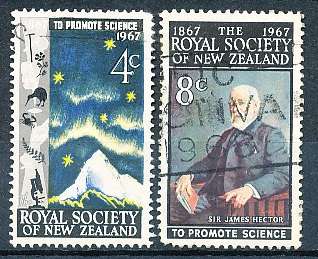 NEW ZEALAND   - 1967  Royal Society of New Zealand  -  FINE  USED