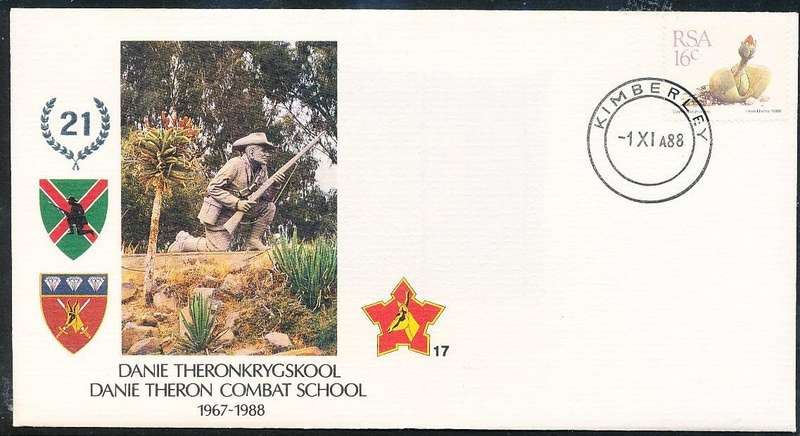 RSA   -  SA  ARMY   COVER   no 17  -   FINE ITEM