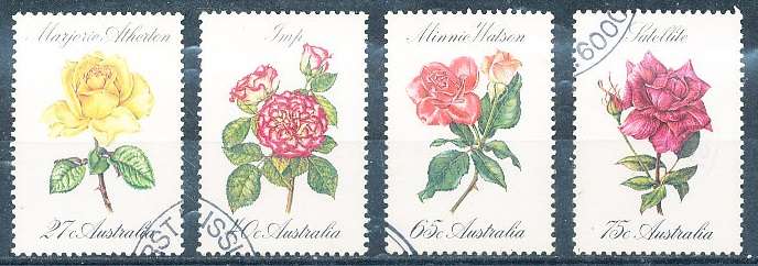 AUSTRALIA  1982 -  Roses  SET   -  FINE   USED