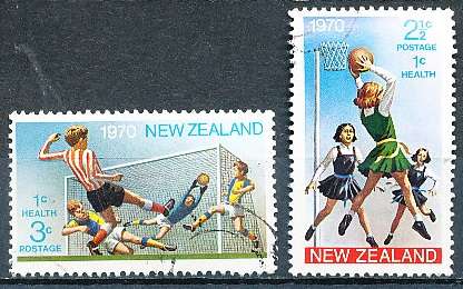 NEW ZEALAND   - 1970    Health Stamps    SET -     FINE USED