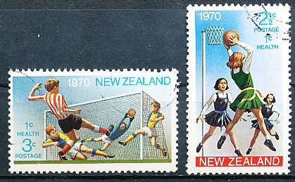 NEW ZEALAND   - 1970    Health Stamps    SET -     FINE USED
