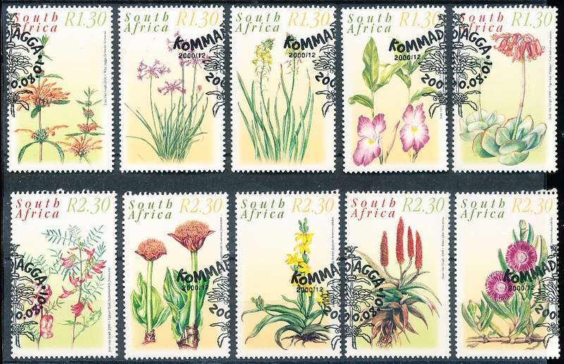 RSA  - 2000  -  Medicinal Plants  SET   - FINE  CTO USED