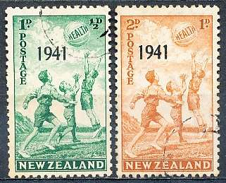 NEW ZEALAND   - 1941  Health Stamps  Overprinted "1941"   -  FINE USED