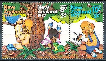 NEW ZEALAND   - 1977   Health Stamps   SET -   FINE USED